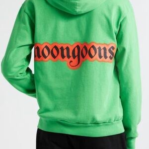 Noon Goons Size S Men's Green X Disney Goofball Cotton Graphic Hoodie
